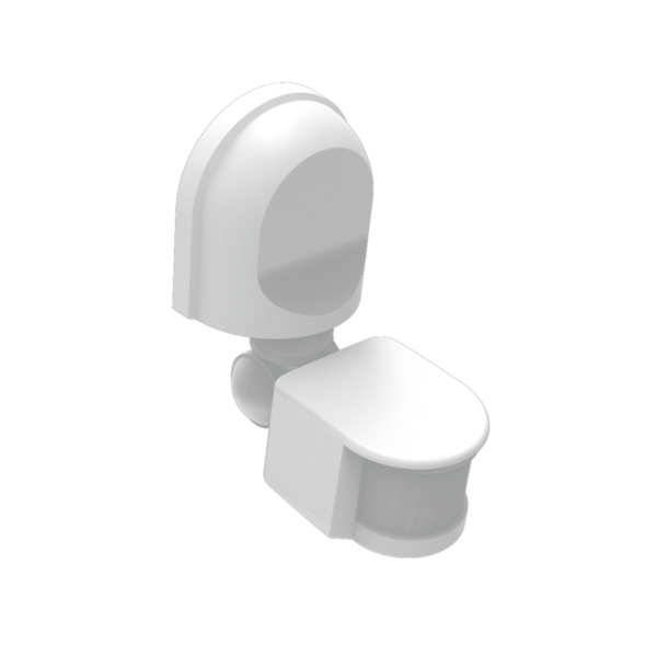 ΑΝΙΧΝΕΥΤΗΣ ΚΙΝΗΣΗΣ ΥΠΕΡΥΘΡΩΝ ΕΠΙΤΟΙΧΟΣ 230V IP44 180° 2~12m MAX ΛΕΥΚΟΣ ACA – ELPIRWW