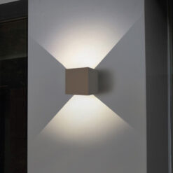 InLight Emerald LED 10W 3000K Outdoor Wall Lamp Grey D:9,9cmx9,9cm (80203131)