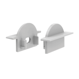 Σετ Πλαστικές Τάπες 2τεμ. με & χωρίς τρύπα για Προφίλ Αλουμινίου P101 ACA – EP101