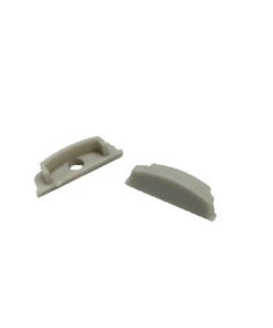 Σετ Πλαστικές Τάπες 2τεμ.  με & χωρίς τρύπα για Προφίλ Αλουμινίου P114N ACA – EP114N