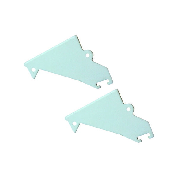 Σετ μεταλλικές τάπες 2τεμ. χωρίς τρύπα Προφίλ Αλουμινίου P136U ACA – EP136