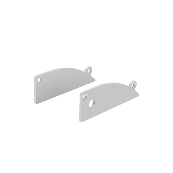 Σετ μεταλλικές τάπες 2τεμ. με & χωρίς τρύπα για P173  ACA – EP173