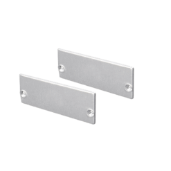 SET OF METAL END CAPS FOR P234, 2 PCS WITHOUT HOLE   ACA – EP234