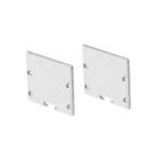 SET OF METAL END CAPS FOR P235, 2 PCS WITHOUT HOLE   ACA – EP235