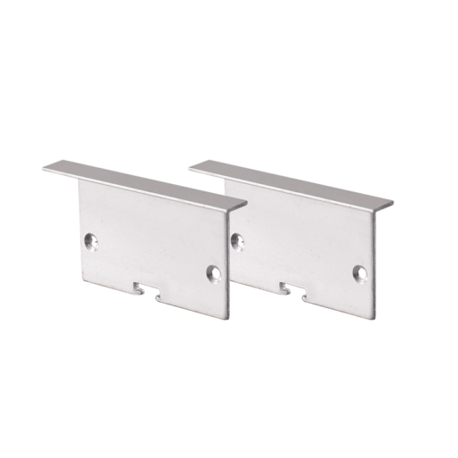 SET OF METAL END CAPS FOR P281, 2 PCS WITHOUT HOLE   ACA – EP281