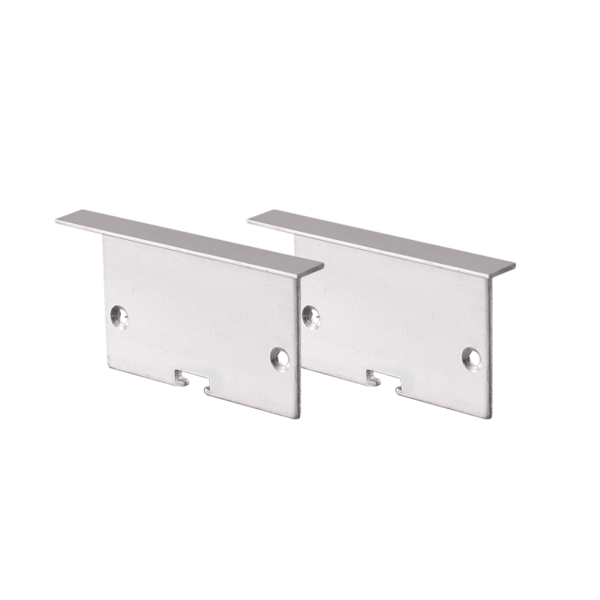 SET OF METAL END CAPS FOR P281, 2 PCS WITHOUT HOLE   ACA – EP281