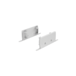 SET OF GREY PLASTIC END CAPS FOR P50N, 2 WITHOUT HOLE ACA – EP50N