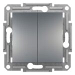 Schneider Asfora διακόπτης διπλός αλέ/ρετούρ Ατσάλι – EPH0600162