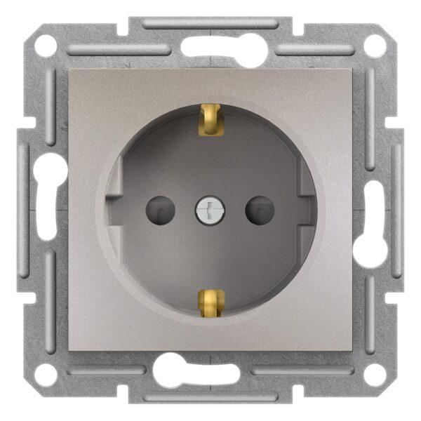 Schneider Asfora πρίζα σούκο ασφαλείας (2Π+Γ) Bronze – EPH2900269