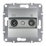 Schneider Asfora πρίζα TV-FM τερματική 1dB Αλουμίνιο – EPH3300161