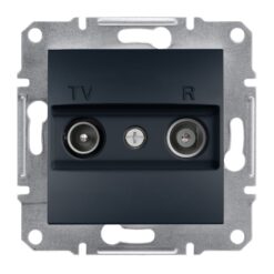 Schneider Asfora πρίζα TV-FM τερματική 1dB Ανθρακί – EPH3300171