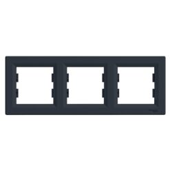 Schneider Asfora πλαίσιο 3 θέσεων οριζόντιο Ανθρακί – EPH5800371