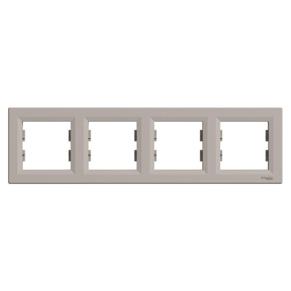 Schneider Asfora πλαίσιο 4 θέσεων οριζόντιο Bronze – EPH5800469