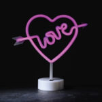 LOVE, 200 NEON LED ΛΑΜΠΑΚΙΑ ΜΕ ΜΠΑΤΑΡΙΑ (3xΑΑ)/USB, ΡΟΖ, IP20, 29*10*28.5 ACA – F042007333