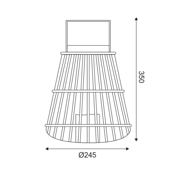STRUDEL MΠΑΜΠΟΥ ΦΑΝΑΡΙ – ΠΛΑΣΤΙΚ ΛΕΥΚΟ ΚΕΡΙ, 1LED ΛΑΜΠ ΜΠΑΤ(3xAAA), ΘΕΡΜΟ ΛΕΥΚΟ, IP44, 24.5x35cm ACA – F0711111