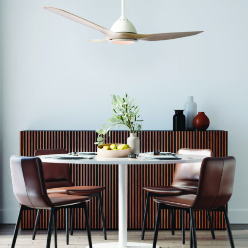 ΑΝΕΜΙΣΤΗΡΑΣ ΟΡΟΦΗΣ ΦΩΣ DIMMABLE Φ132 DC40W 3ABS ΛΕΥΚΑ ΠΤΕΡΥΓΙΑ ΤΗΛΕΧΕΙΡΙΣΤΗΡΙΟ 2 ΑΝΑΡΤΗΣΕΙΣ 15&25ΕΚ ACA – FANKVWH20G