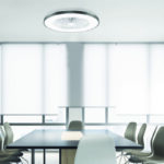 ΑΝΕΜΙΣΤΗΡΑΣ ΟΡΟΦΗΣ ΠΛΑΦΟΝΙΕΡΑ ΜΑΥΡΗ DIMMABLE DC22W Φ50 7 ΔΙΑΦΑΝH ABS ΠΤΕΡΥΓΙΑ ΤΗΛΕΧΕΙΡΙΣΤΗΡΙΟ ACA – FANOKBL10G