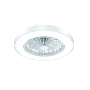 ΑΝΕΜΙΣΤΗΡΑΣ ΟΡΟΦΗΣ ΠΛΑΦΟΝΙΕΡΑ ΛΕΥΚΗ DIMMABLE DC22W Φ50 7 ΔΙΑΦΑΝH ABS ΠΤΕΡΥΓΙΑ ΤΗΛΕΧΕΙΡΙΣΤΗΡΙΟ ACA – FANOKWH10G