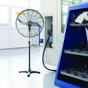 ΑΝΕΜΙΣΤΗΡΑΣ ΟΡΘΟΣΤΑΤΗ ΒΙΟΜΗΧΑΝΙΚΟΣ, ΜΕΤΑΛΛΙΚΟΣ, ΜΑΥΡΟΣ ΜΕ 2 ΜΑΥΡΑ ΠΤΕΡΥΓΙΑ, Φ65, AC 150W ACA – FANSPPB80