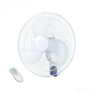 Ανεμιστήρας Επιτοίχιος 50W Λευκός με 3 Πτερύγια, Τηλεχειριστήριο, Χρονοδιακόπτης Φ45 ACA – FANWPW40R