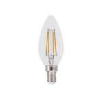 LED Λάμπα E14 Κεράκι Filament 5W Dimmable Diolamp 360° 680lm 2700K – FLAM5WWDIM