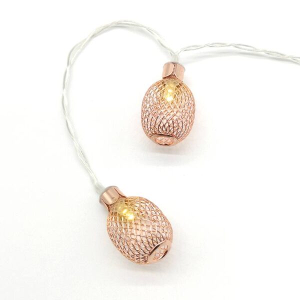 METAL PINAPPLE 10LED ΛΑΜΠΑΚΙΑ ΣΕΙΡΑ ΜΠΑΤΑΡ.(3xAA)&ΧΡΟΝΟΔΙΑΚ (6ΟΝ/18OFF) ΘΕΡΜΟ ΛΕΥΚΟ ΧΑΛΚΙΝΟ ΜΕΤΑΛ ACA – FMCPEAR10WW2AT