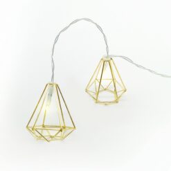 METAL DIAMOND 10LED ΛΑΜΠΑΚΙΑ ΣΕΙΡΑ ΜΠΑΤΑΡ.(3xAA)ΘΕΡΜΟ ΛΕΥΚΟ ΧΡΥΣΟ ΜΕΤΑΛΛΟ IP20 135+30cm ΔΙΑΦΑΝ ΚΑ ACA – FMGDIAM10WW2A