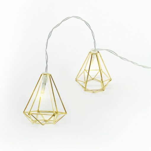 METAL DIAMOND 10LED ΛΑΜΠΑΚΙΑ ΣΕΙΡΑ ΜΠΑΤΑΡ.(3xAA)ΘΕΡΜΟ ΛΕΥΚΟ ΧΡΥΣΟ ΜΕΤΑΛΛΟ IP20 135+30cm ΔΙΑΦΑΝ ΚΑ ACA – FMGDIAM10WW2A