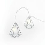 METAL DIAMOND 10LED ΛΑΜΠΑΚΙΑ ΣΕΙΡΑ ΜΠΑΤΑΡ.(3xAA)ΘΕΡΜΟ ΛΕΥΚΟ ΑΣΗΜΙ ΜΕΤΑΛΛΟ IP20 135+30cm ΔΙΑΦΑΝ Κ ACA – FMSDIAM10WW2A
