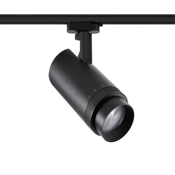 BLACK LED TRACK LIGHT 40W 4000K 4wires 15-60° 3100lm230VRa80 ACA – FOCUS4040B4