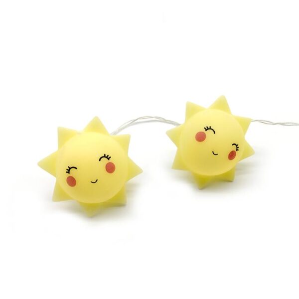 PLASTIC SUN 10 LED ΛΑΜΠΑΚΙΑ ΣΕΙΡΑ ΜΠΑΤΑΡ.(3xAA) ΘΕΡΜΟ ΛΕΥΚΟ IP20 135+30cm ΔΙΑΦΑΝ ΚΑΛΩΔ ΤΡΟΦΟΔ ACA – FPSUN10WW2A