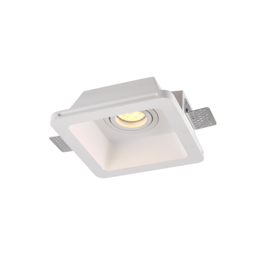 Τετράγωνο Κινητό Γύψινο Trimless Spot AARI GU10 ACA – G16760C