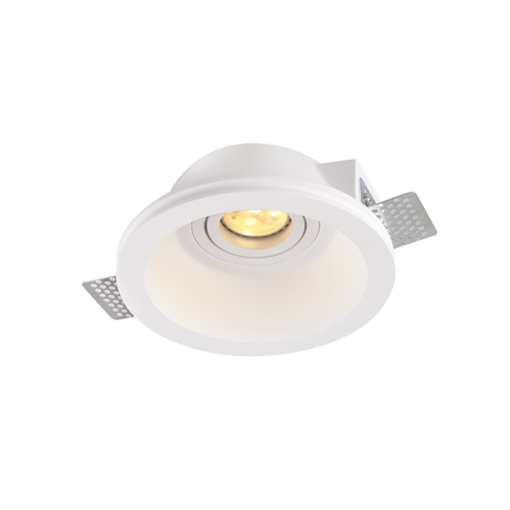 Στρογγυλό Κινητό Γύψινο Spot Trimless AARI GU10 ACA – G16860C