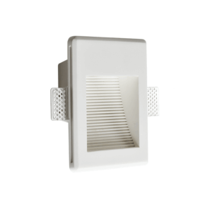 Γύψινο Φωτιστικό Τοίχου 1.5W 3000K 150lm Λευκό ACA DECOR  – G8001LED