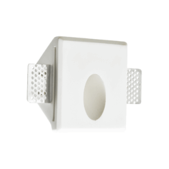 Γύψινο Φωτιστικό Τοίχου 1.5W 3000K 150lm Λευκό ACA DECOR  – G8004LED