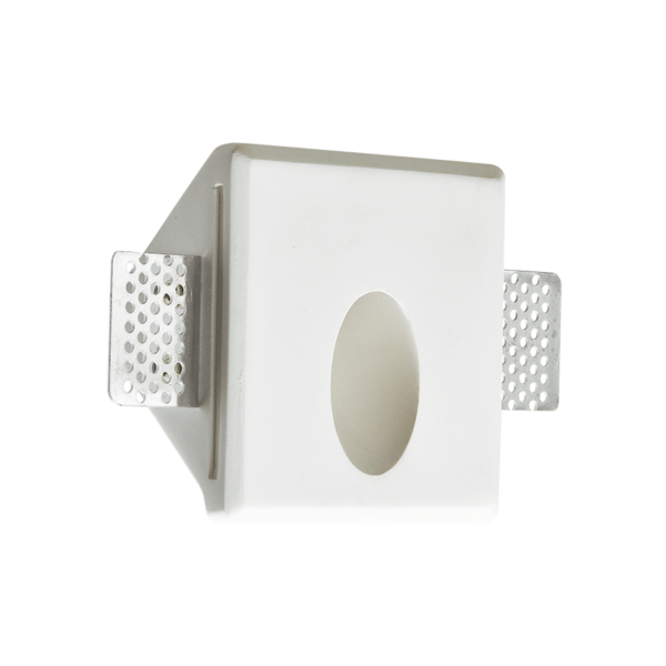 Γύψινο Φωτιστικό Τοίχου 1xMR11 Λευκό ACA DECOR  – G8004MR