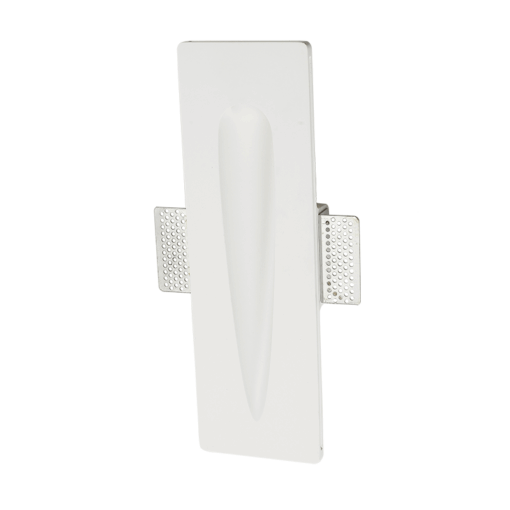 Γύψινο Φωτιστικό Τοίχου 1.5W 3000K 150lm Λευκό ACA DECOR  – G8008LED