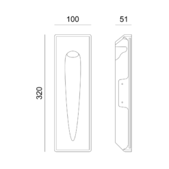 Γύψινο Φωτιστικό Τοίχου 1xMR11 Λευκό ACA DECOR  – G8008MR