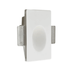 Γύψινο Φωτιστικό Τοίχου 1.5W 3000K 150lm Λευκό ACA DECOR  – G8009LED