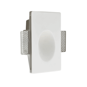 Γύψινο Φωτιστικό Τοίχου 1.5W 3000K 150lm Λευκό ACA DECOR  – G8009LED