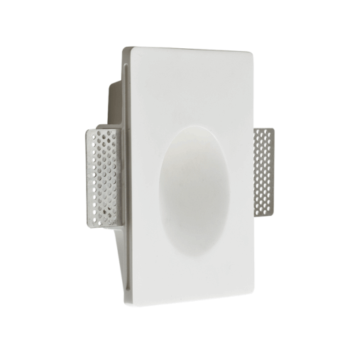 Γύψινο Φωτιστικό Τοίχου 1.5W 3000K 150lm Λευκό ACA DECOR – G8009LED
