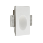 Γύψινο Φωτιστικό Τοίχου 1xMR11 Λευκό ACA DECOR  – G8009MR