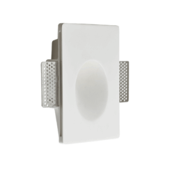 Γύψινο Φωτιστικό Τοίχου 1xMR11 Λευκό ACA DECOR  – G8009MR