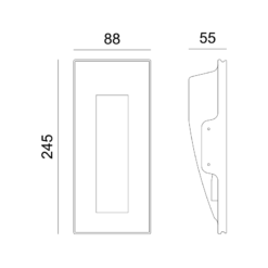 Γύψινο Φωτιστικό Τοίχου 1xMR11 Λευκό ACA DECOR  – G8011MR