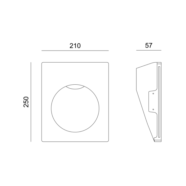 Γύψινο Φωτιστικό Τοίχου GU10 – MR16 Λευκό ACA DECOR  – G8016G