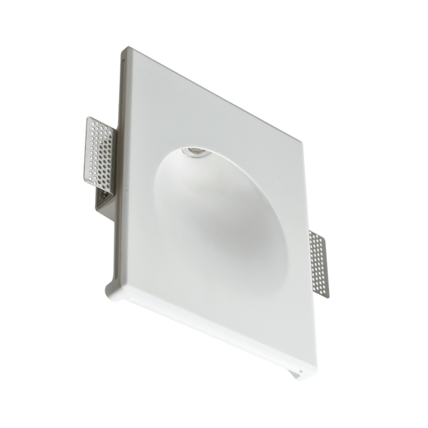 Γύψινο Φωτιστικό Τοίχου 1.5W 3000K 150lm Λευκό ACA DECOR  – G8016LED