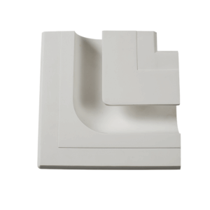 Γύψινο Φωτιστικό Οροφής / Τοίχου Χωνευτό Γραμμικό για Ταινία LED ACA DECOR  – G8018LW