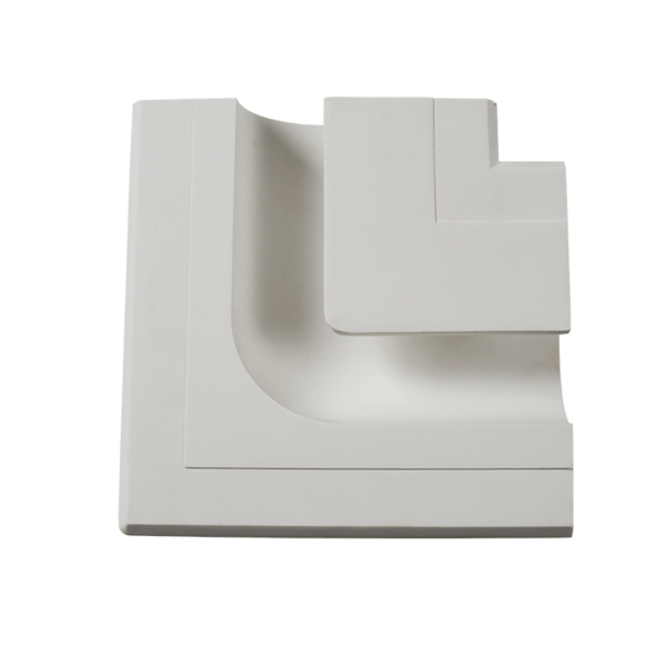 Γύψινο Φωτιστικό Οροφής / Τοίχου Χωνευτό Γραμμικό για Ταινία LED ACA DECOR  – G8018LW