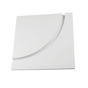 Γύψινο Φωτιστικό Οροφής / Τοίχου R500 για Ταινία LED ACA DECOR   – G8019W