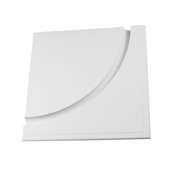 Γύψινο Φωτιστικό Οροφής / Τοίχου R500 για Ταινία LED ACA DECOR   – G8019W